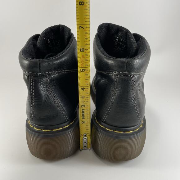 Dr. Martens Doc Daisy 12278 Chunky Wingtip Ankle Boots Womens Size 9 Black - Picture 5 of 11